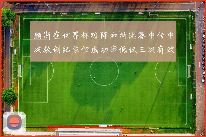 赖斯在世界杯对阵加纳比赛中传中次数创纪录但成功率低仅三次有效